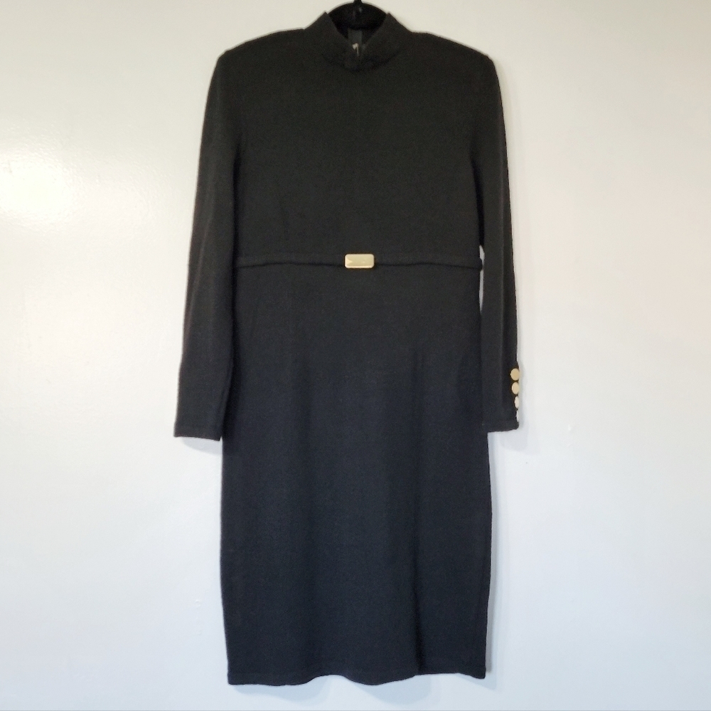 Vintage Don Sayres for Wellmore Saks Fifth Avenue Wool Blend Fitted Dress size 8